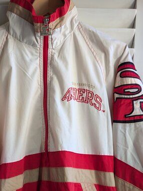 Starter jacket 49ers SF vintage read description